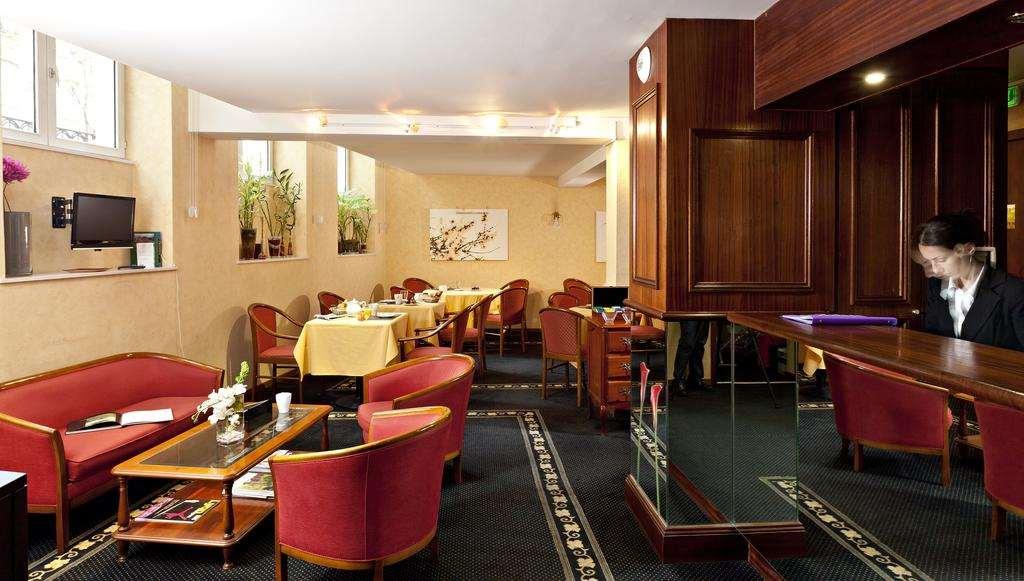 Hotel Du Parc Лион Ресторан фото